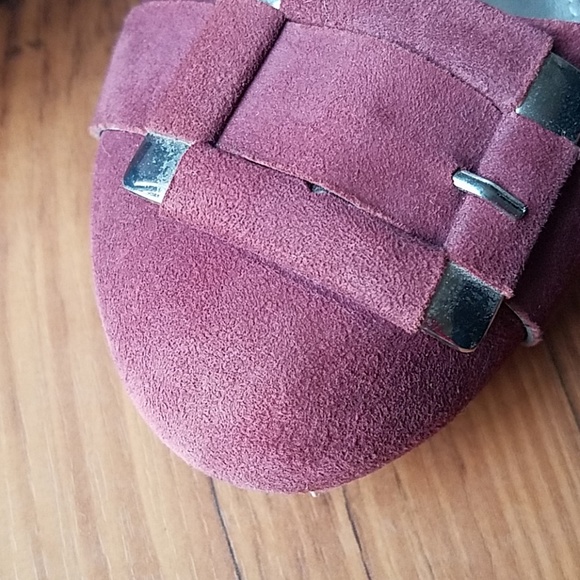 💕 Maroon Dana Buchman Alexandria Wedges - Picture 3 of 8